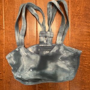 Free people movement XS tie dye Blue Sports Bra